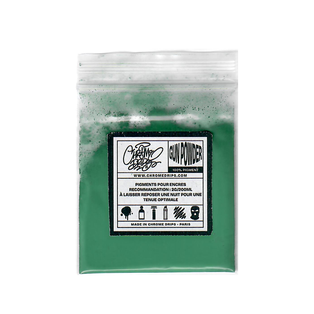 GunPowder - Pigment pour encre Em City Green