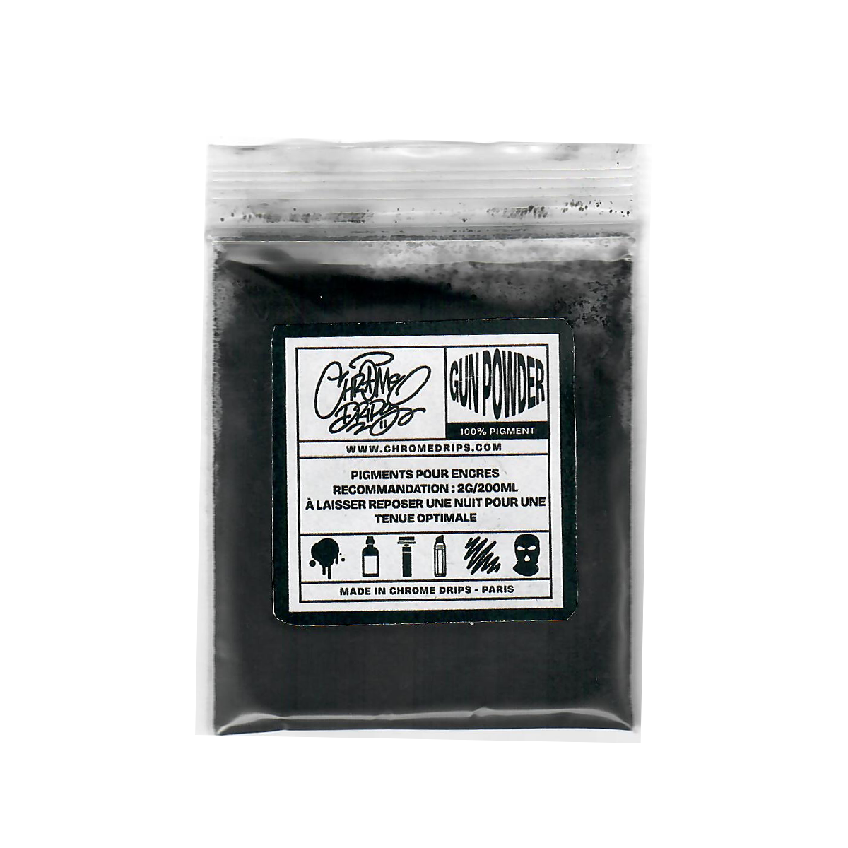 GunPowder - Pigment pour encre Ghost Black