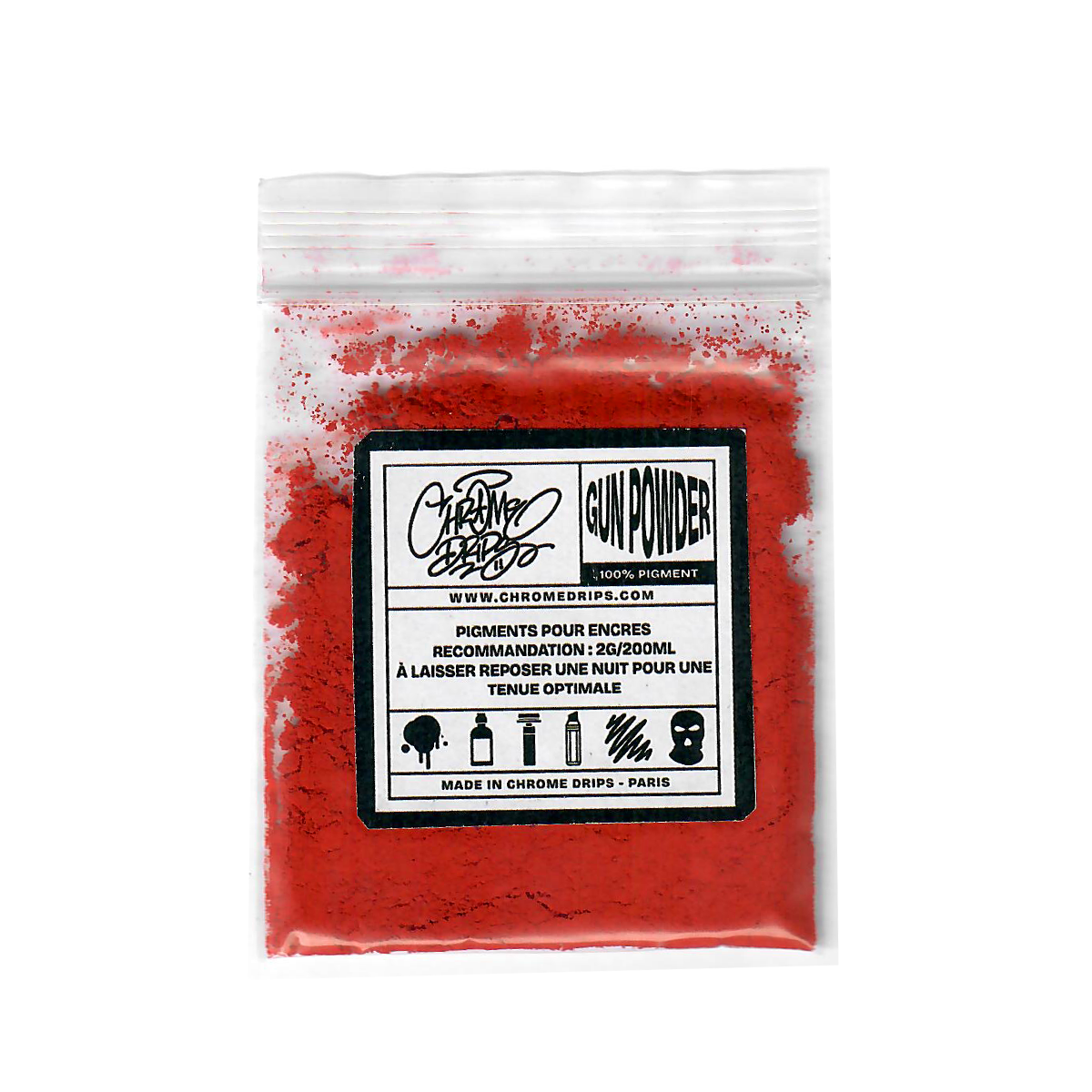 GunPowder - Pigment pour encre Handstyle Red