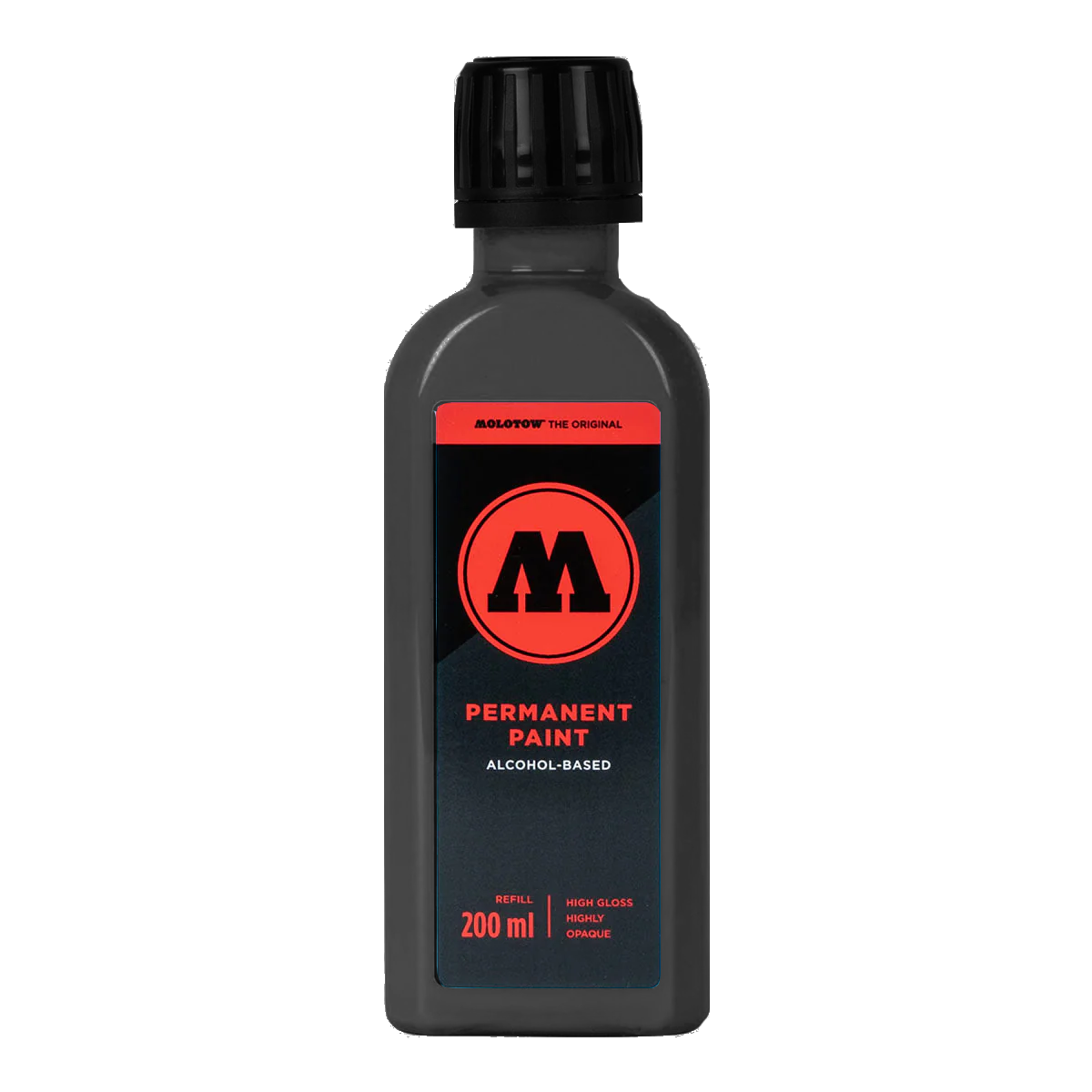 Permanent Paint 200ml - Signal Black
