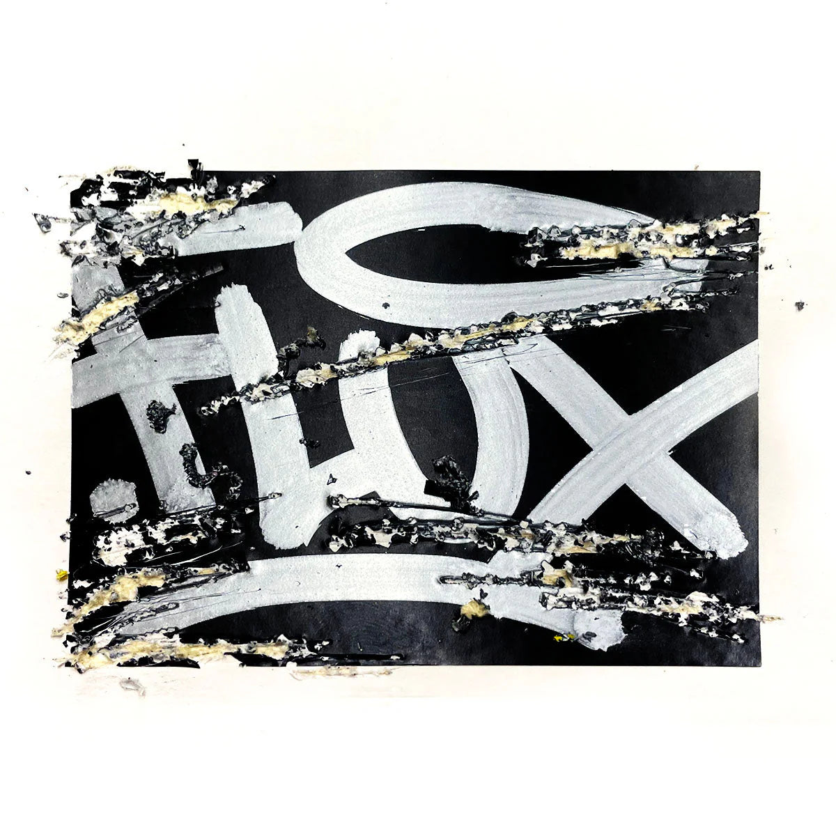 Stickers Eggshell X50 - Noir