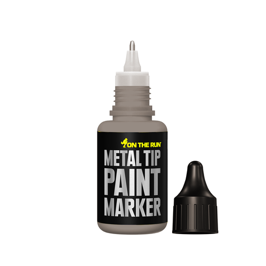 OTR.8001 Metal Tip Paint Marker - Stainless Dirty Chrome