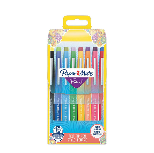 Pack de 16 stylos-feutres 1mm - Flair