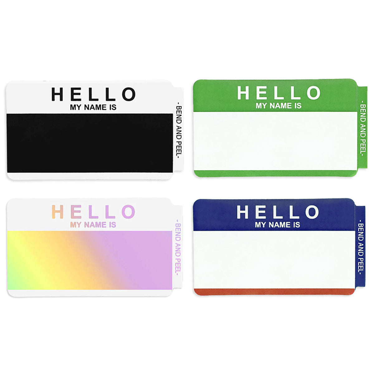 Hello My Name Is Mix stickers x80