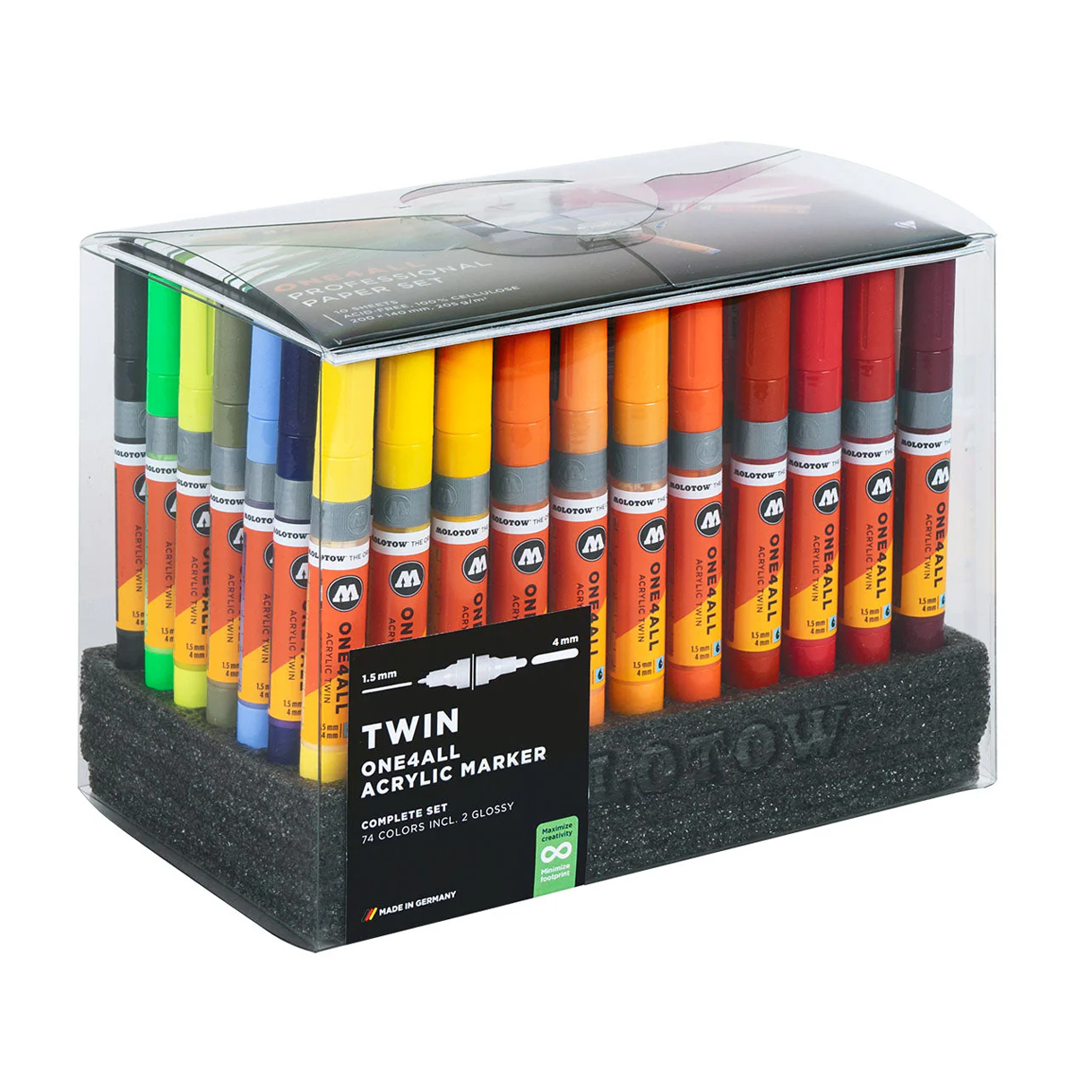 ONE4ALL Acrylic Twin Display complete set - 74 marqueurs