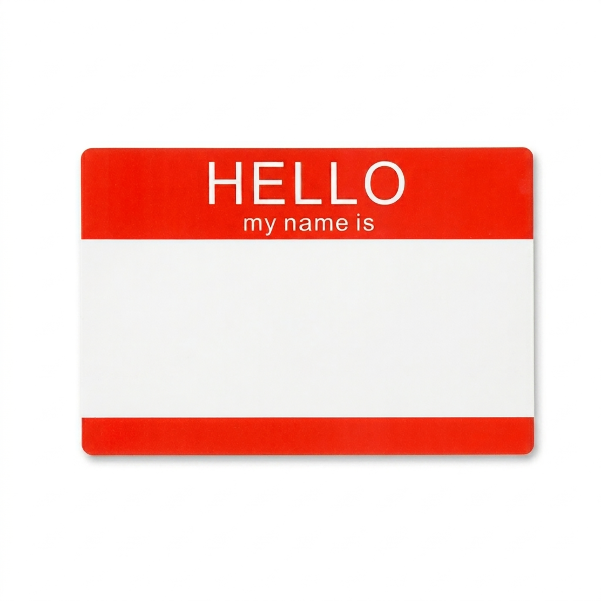 Pack de 50 stickers graffiti hello my name is rouge et blanc dans pochette holographique