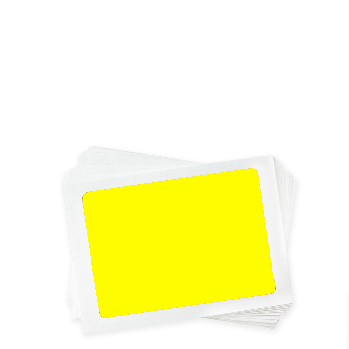 Stickers Eggshell Jaune x50