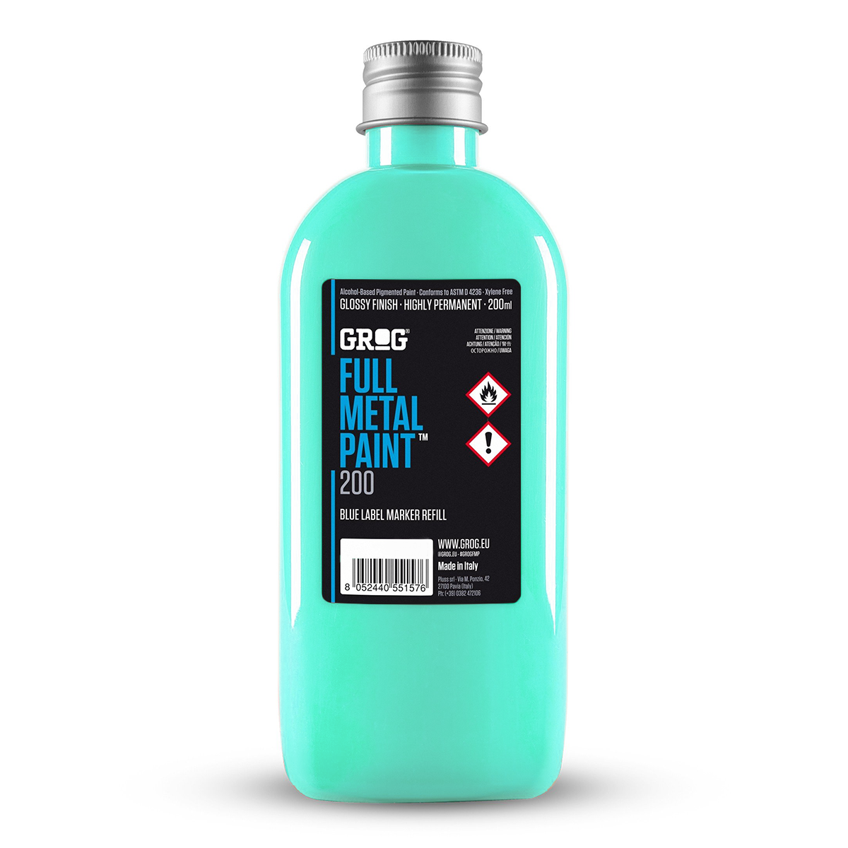 Encre de recharge peinture graffiti Grog Full Metal Paint couleur Miami Green