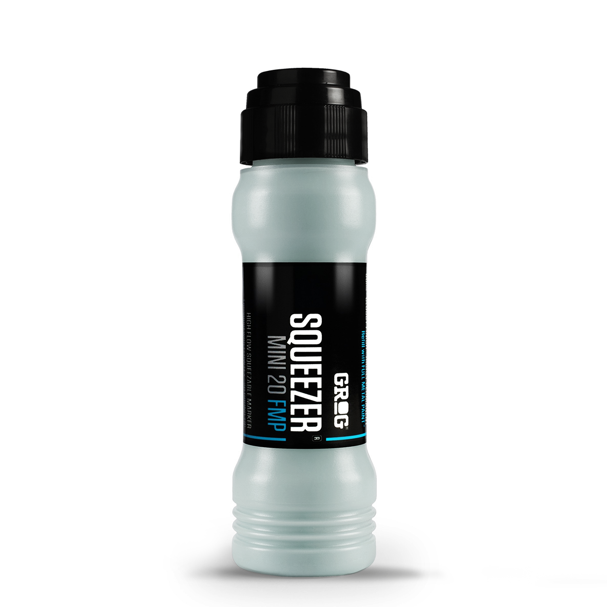 Marqueur graffiti coulure Grog Squeezer 20mm FMP couleur Burning Chrome