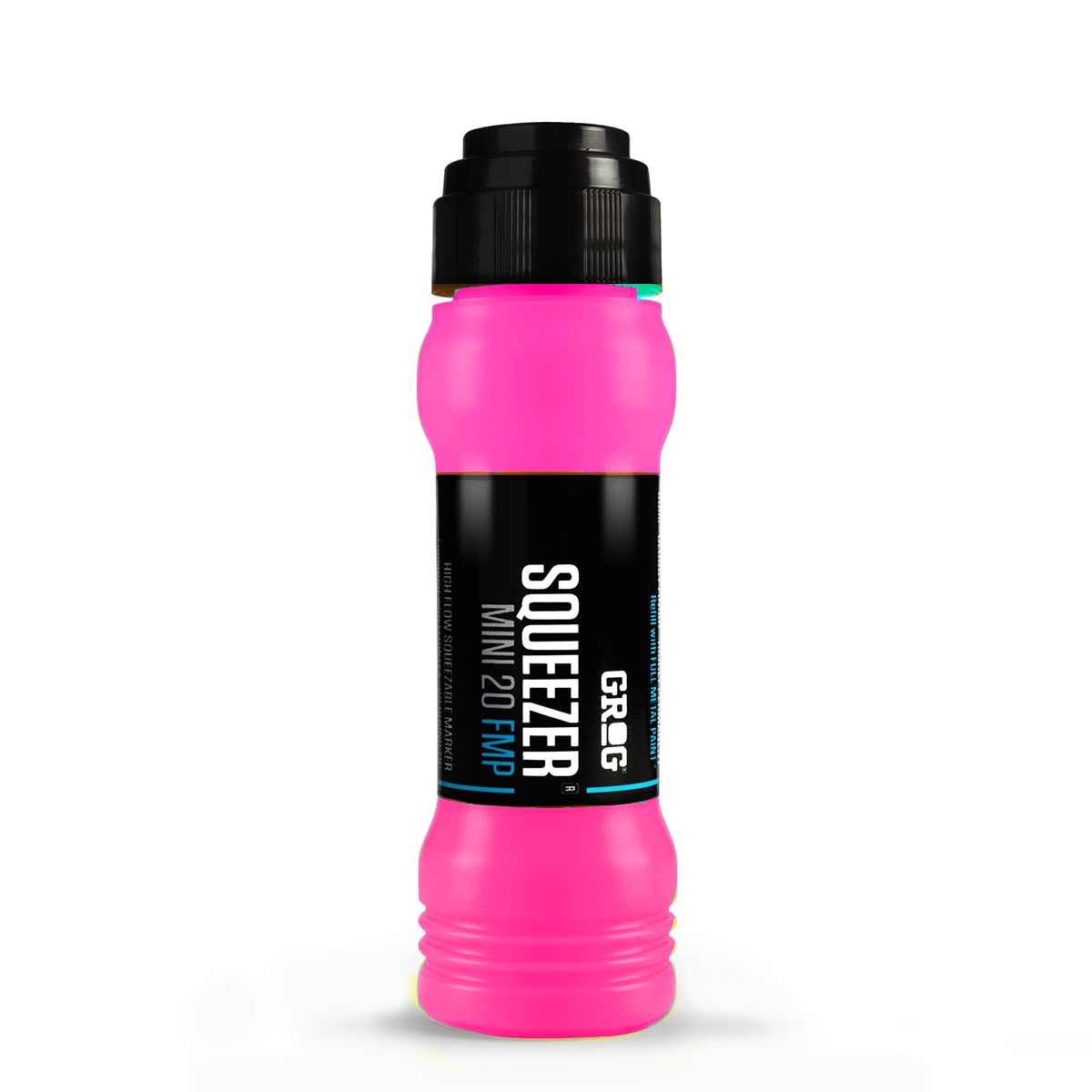 Marqueur graffiti coulure Grog Squeezer 20mm FMP couleur Neon Fuchsia