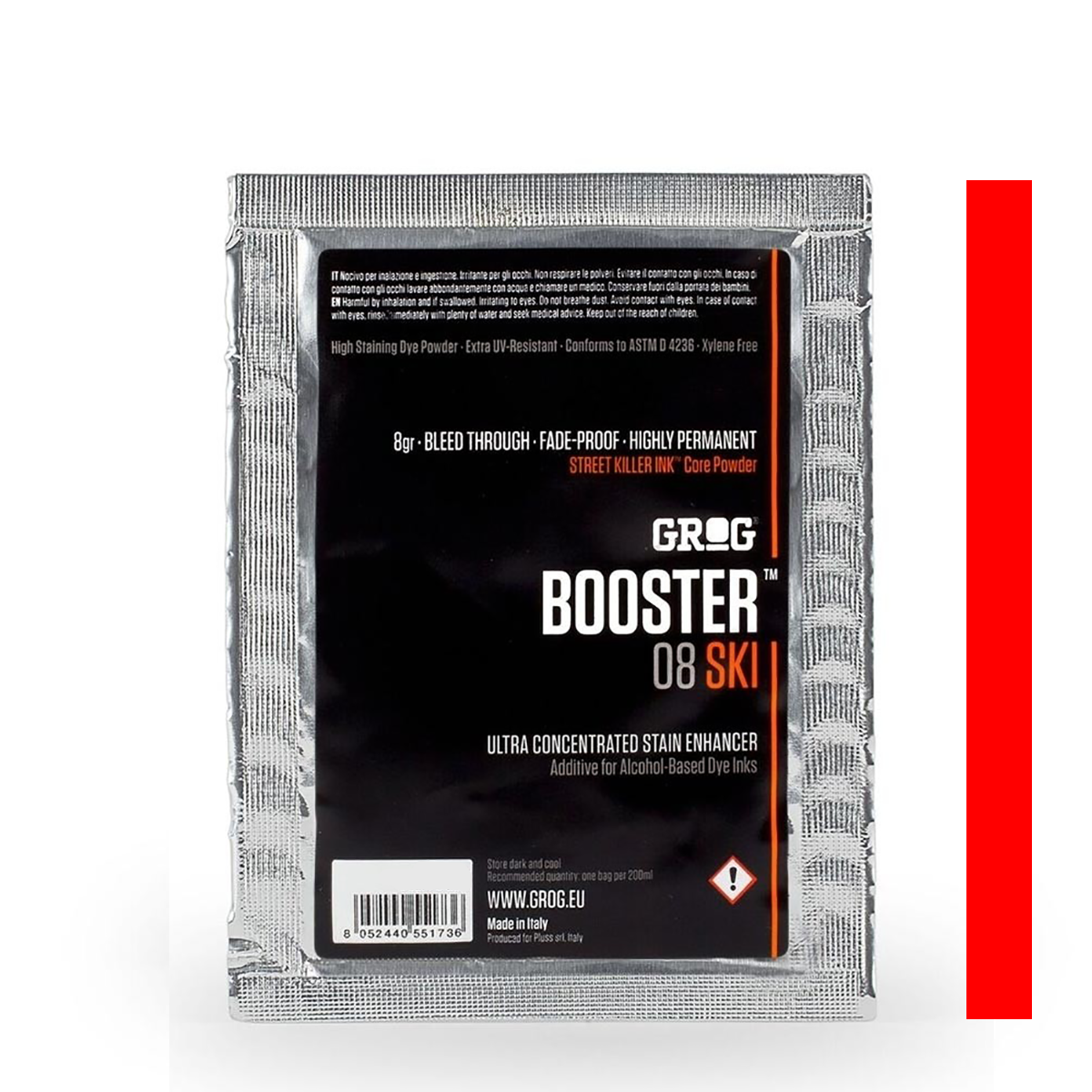 Booster 08 SKI - Splatter Red