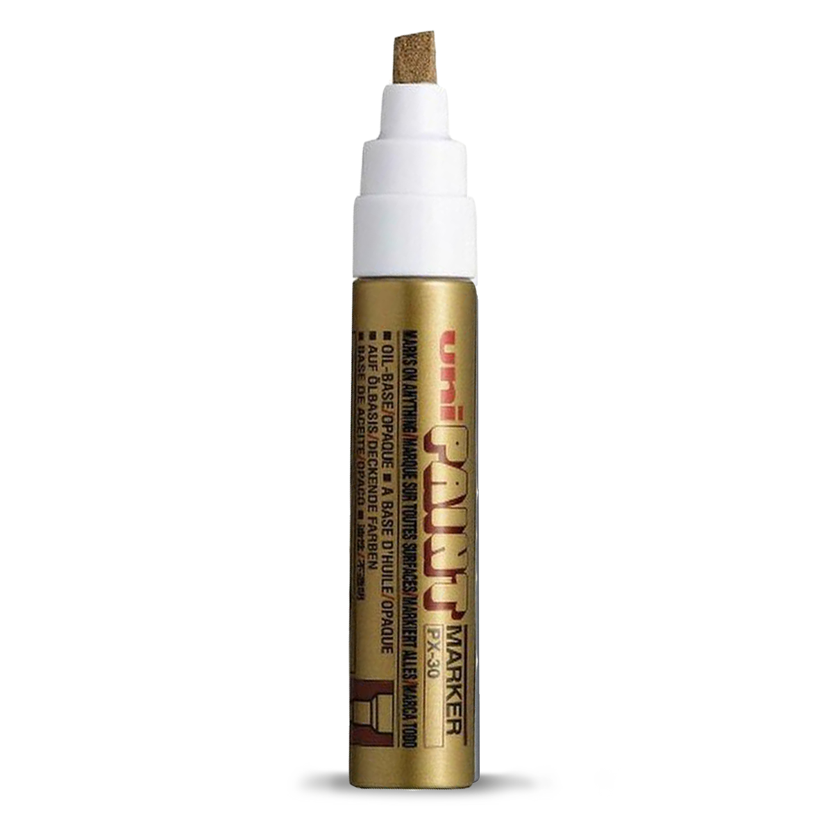 Marqueur graffiti Uni Paint PX-30 pointe biseautée OR