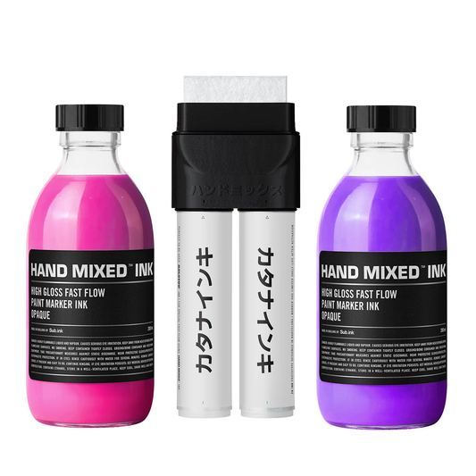 Hand Mixed™ Bundle SUGAR - Marqueur double et recharges