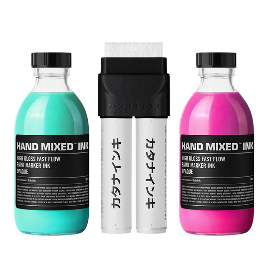 Hand Mixed™ Bundle MIAMI - Marqueur double et recharges