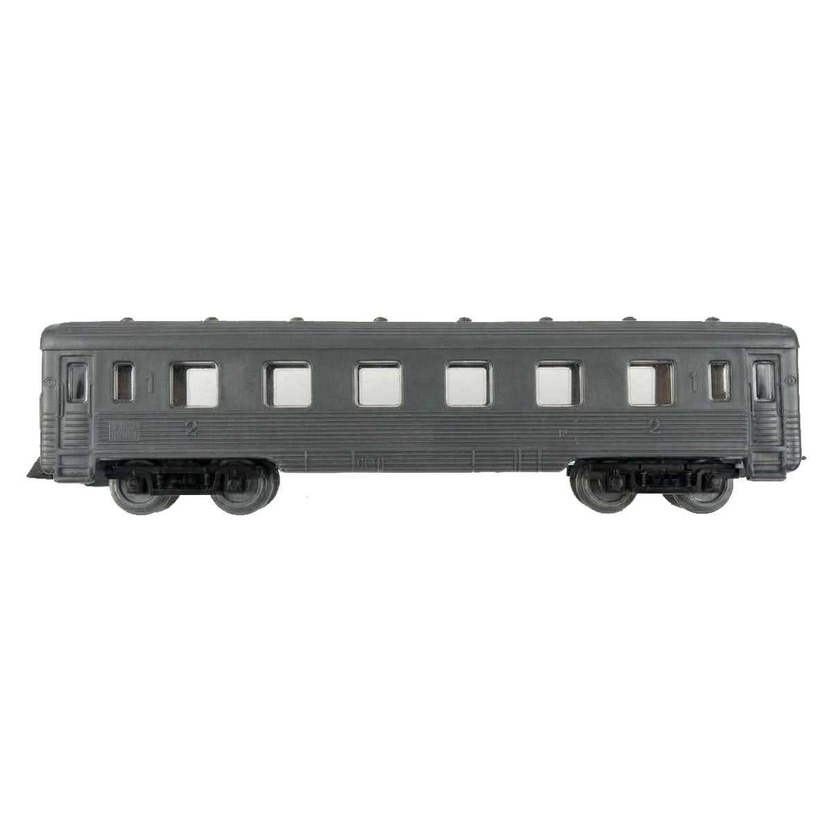 Wagon Inox DEV 2e Classe - HO 1/87