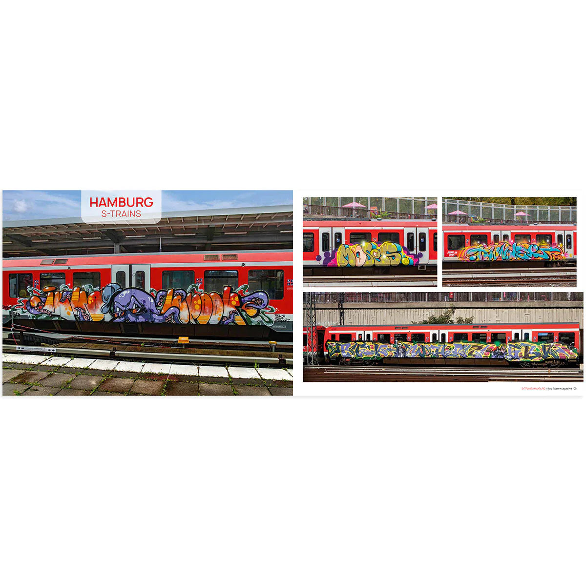 Graffiti Trains Hambourg Allemagne