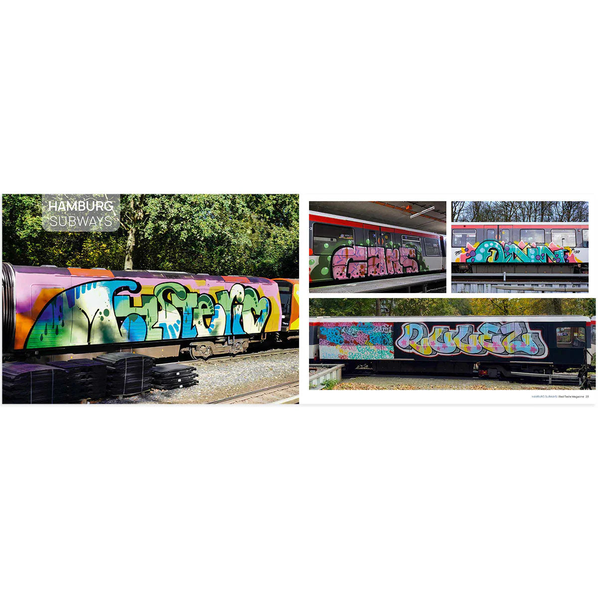 Graffiti sur trains Allemagne 