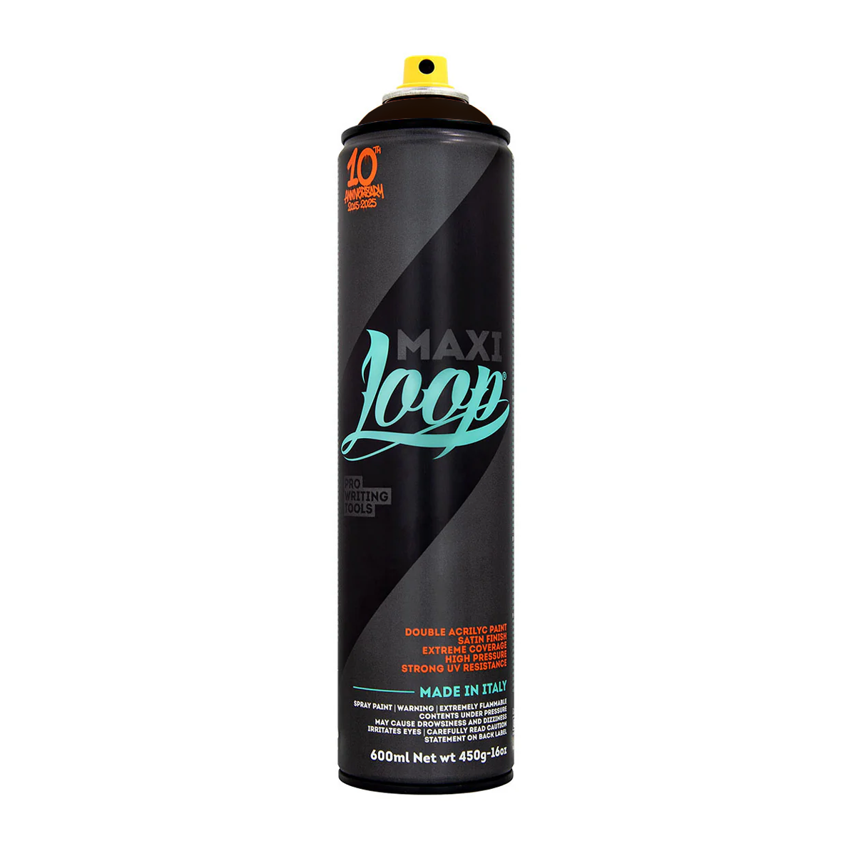 Bombe de peinture graffiti Maxi Loop Colors 600ml couleur noir