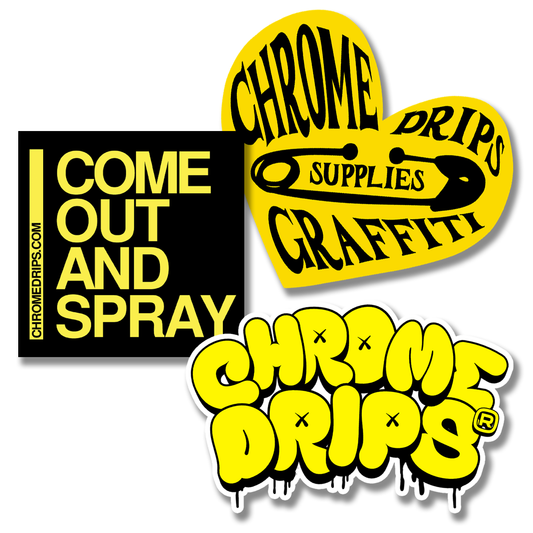 Stickers Chrome Drips FREE