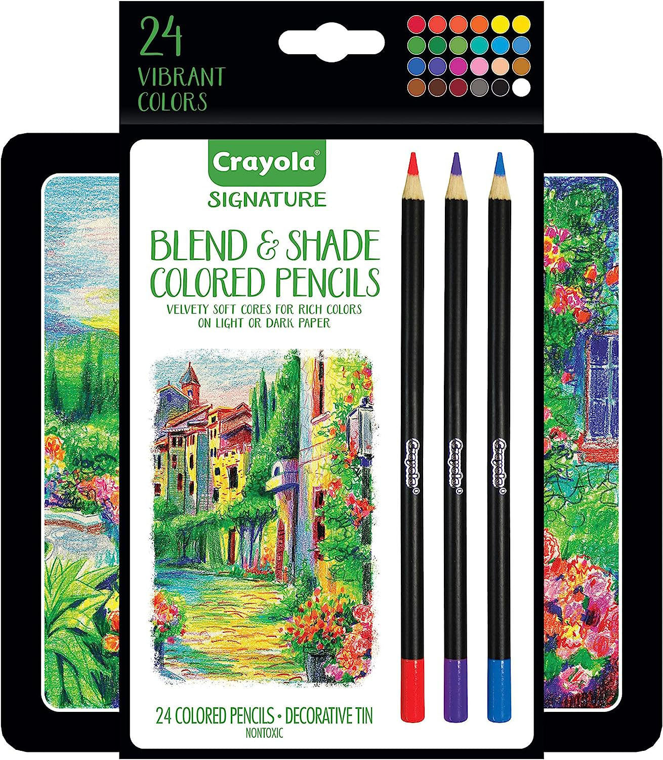 Boite de 24 Crayons de Couleur Crayola - Dessin et coloriage