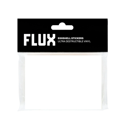 Stickers Eggshell x50 ultra destructibles blancs pour graffiti