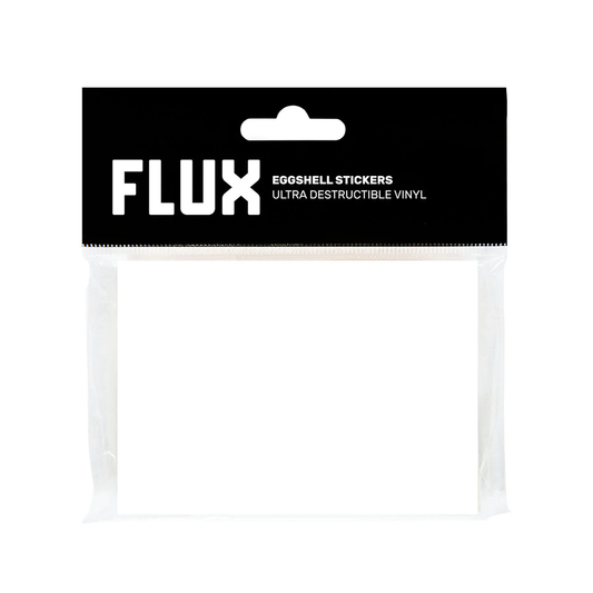 Stickers Eggshell x50 ultra destructibles blancs pour graffiti