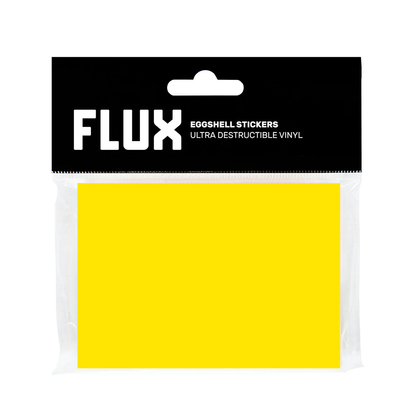 Stickers Eggshell x50 ultra destructibles jaunes pour graffiti