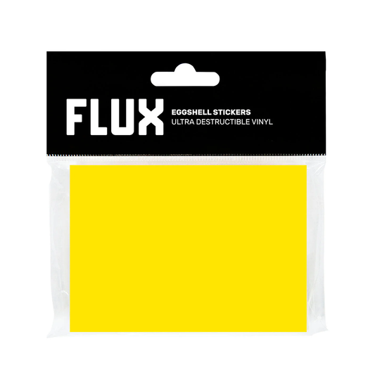 Stickers Eggshell x50 ultra destructibles jaunes pour graffiti