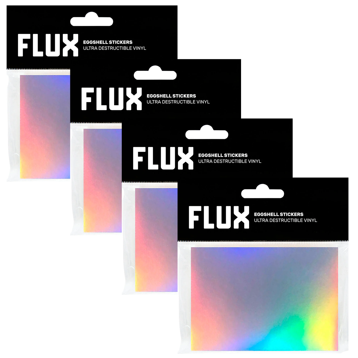 Stickers Eggshell x200 ultra destructibles holographiques pour graffiti