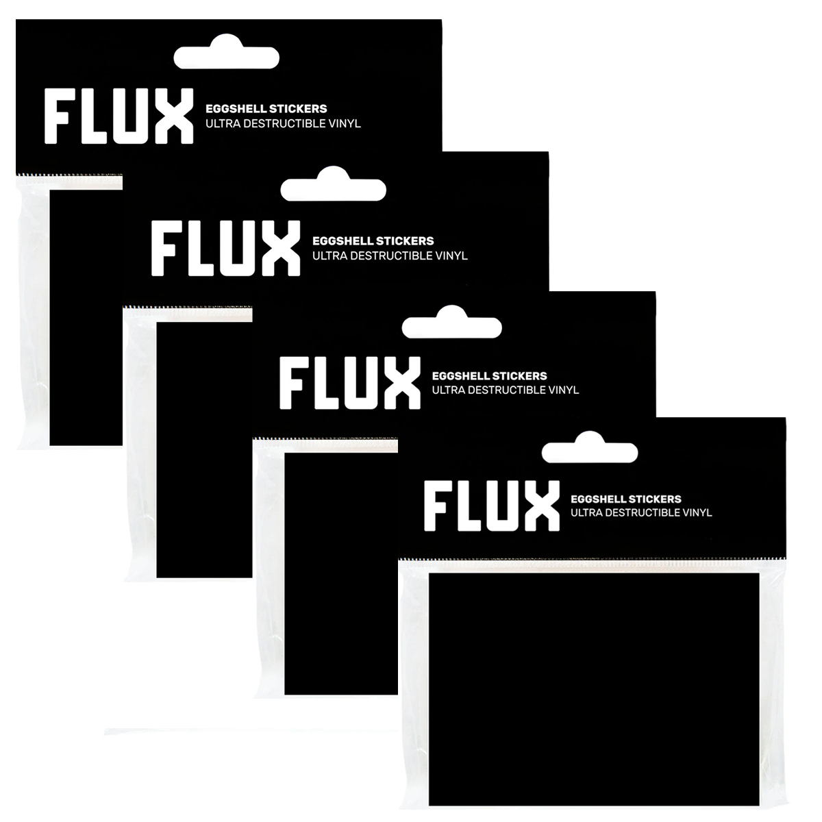 Stickers Eggshell x200 ultra destructibles noirs pour graffiti