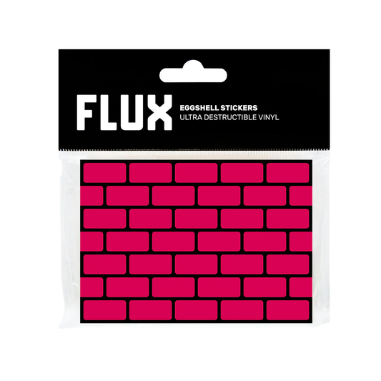 Stickers Eggshell Bricks X50 - Magenta