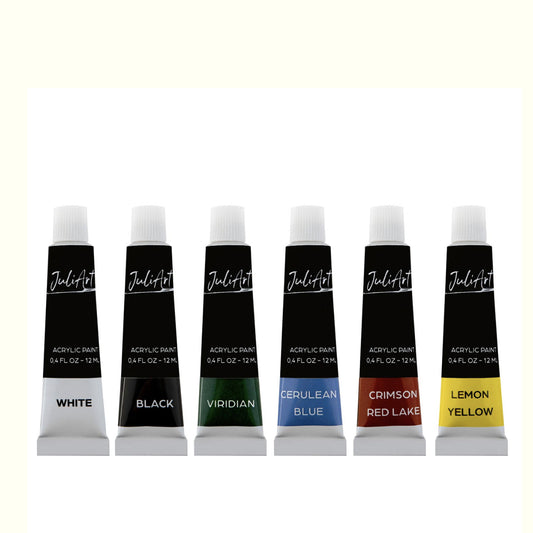 JuliArt Acrylic Paint Set 6 tubes