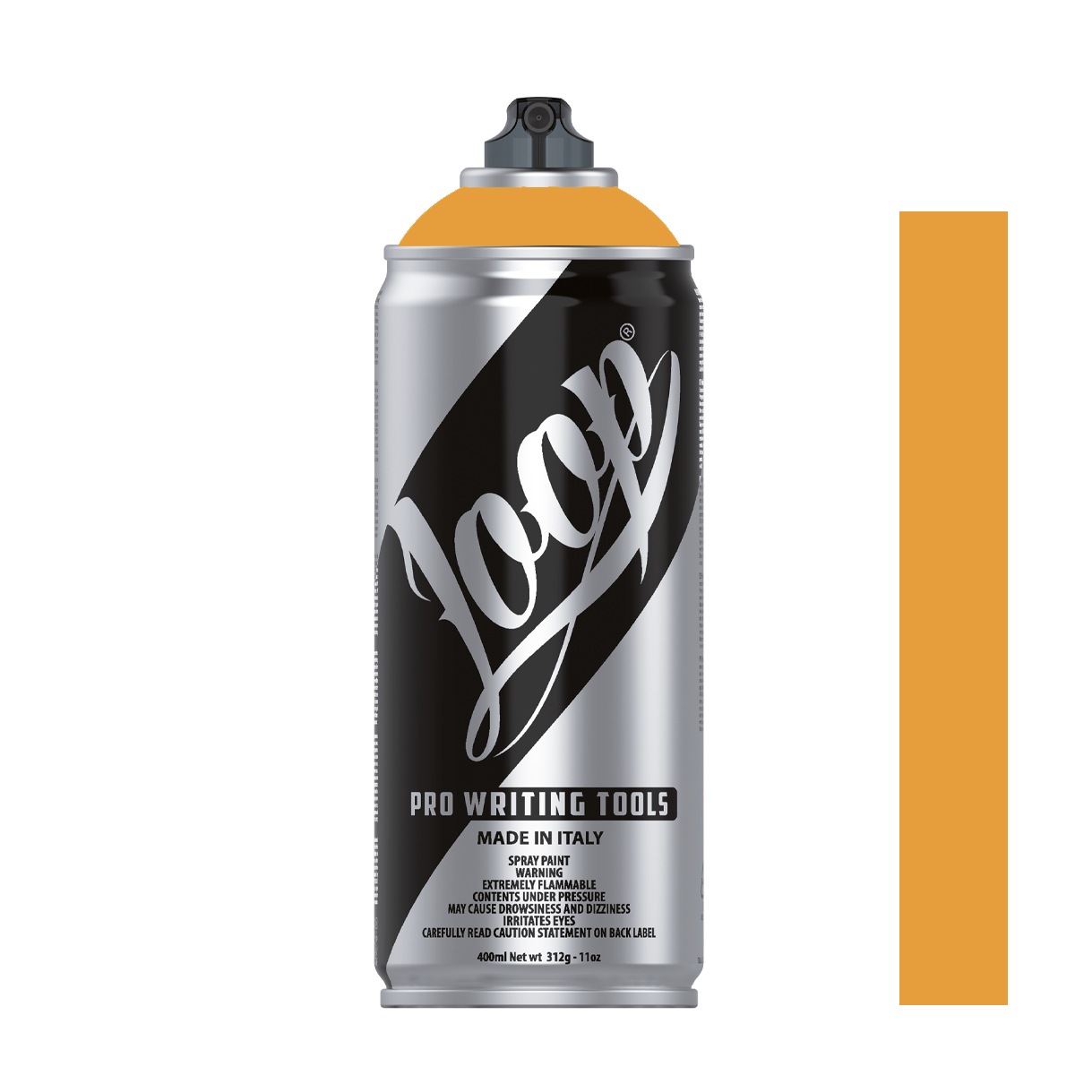 Bombe de peinture graffiti Loop Colors 400ml couleur Amsterdam orange clair