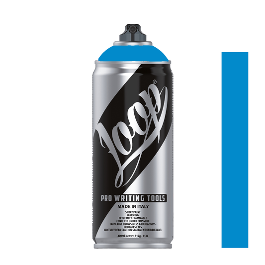 Bombe de peinture graffiti Loop Colors 600ml couleur lens (bleu)