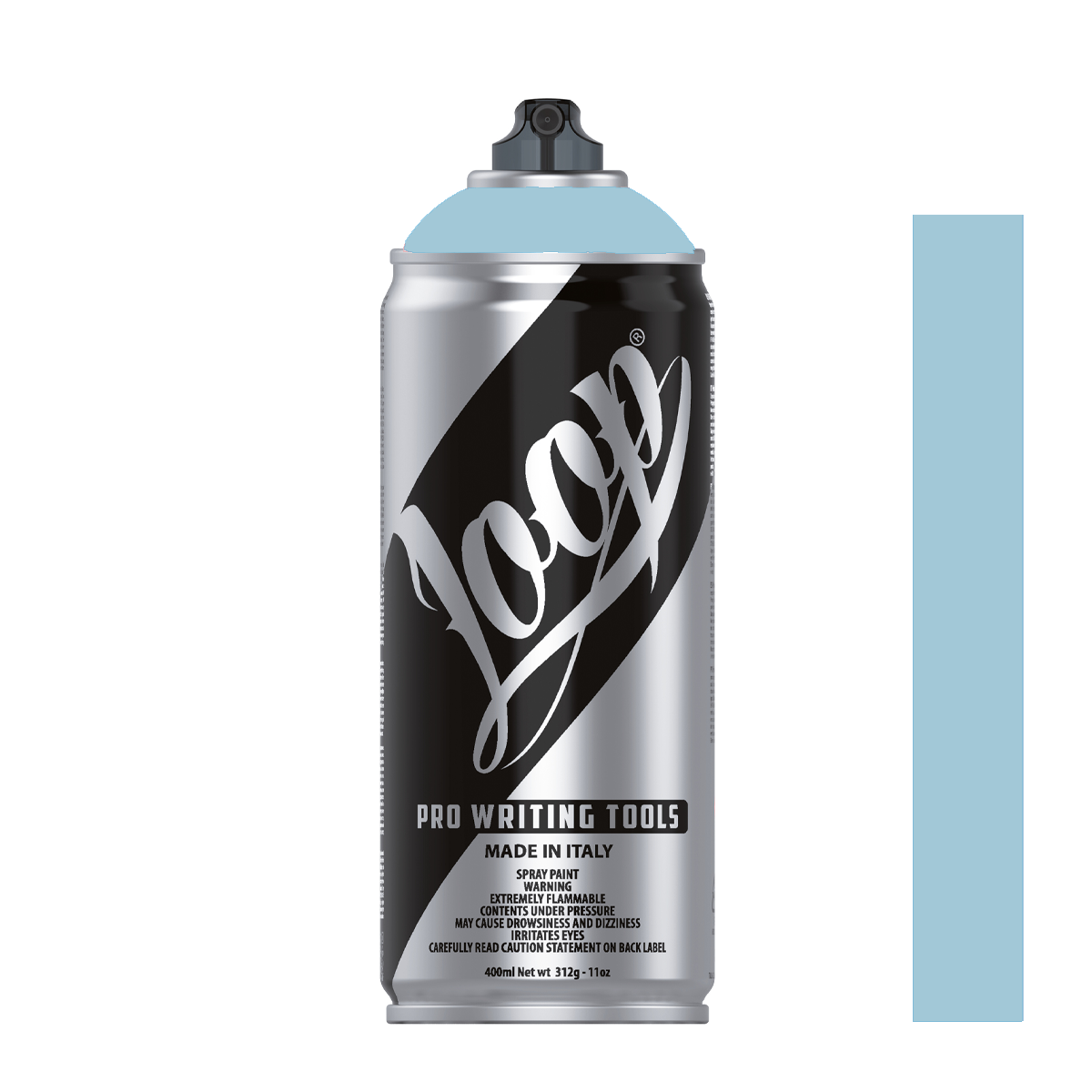 Bombe de peinture graffiti Loop Colors 400ml couleur Nancy (bleu clair)