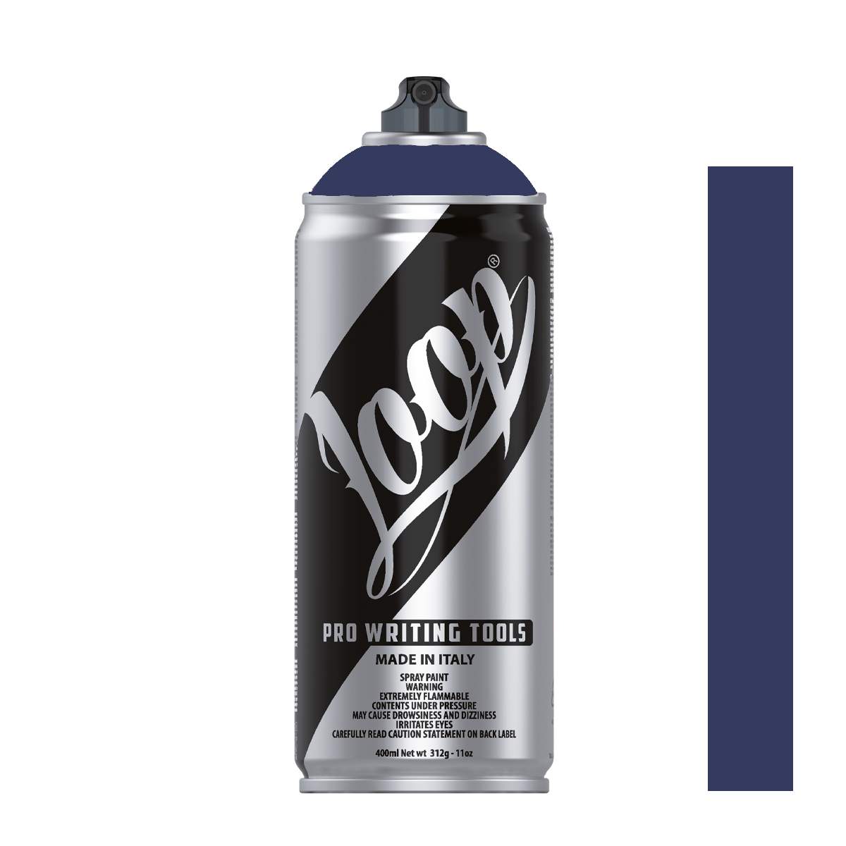 Bombe de peinture graffiti Loop Colors 400ml couleur Philly (bleu foncé)