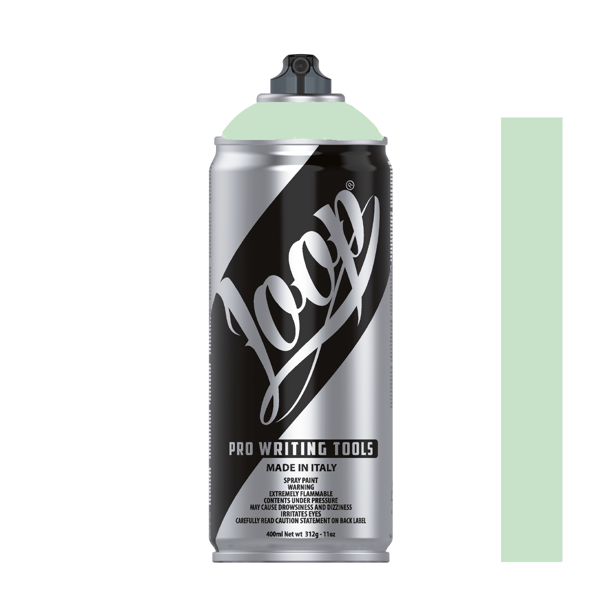 Bombe de peinture graffiti Loop Colors 400ml couleur Piacenza (vert d'eau)
