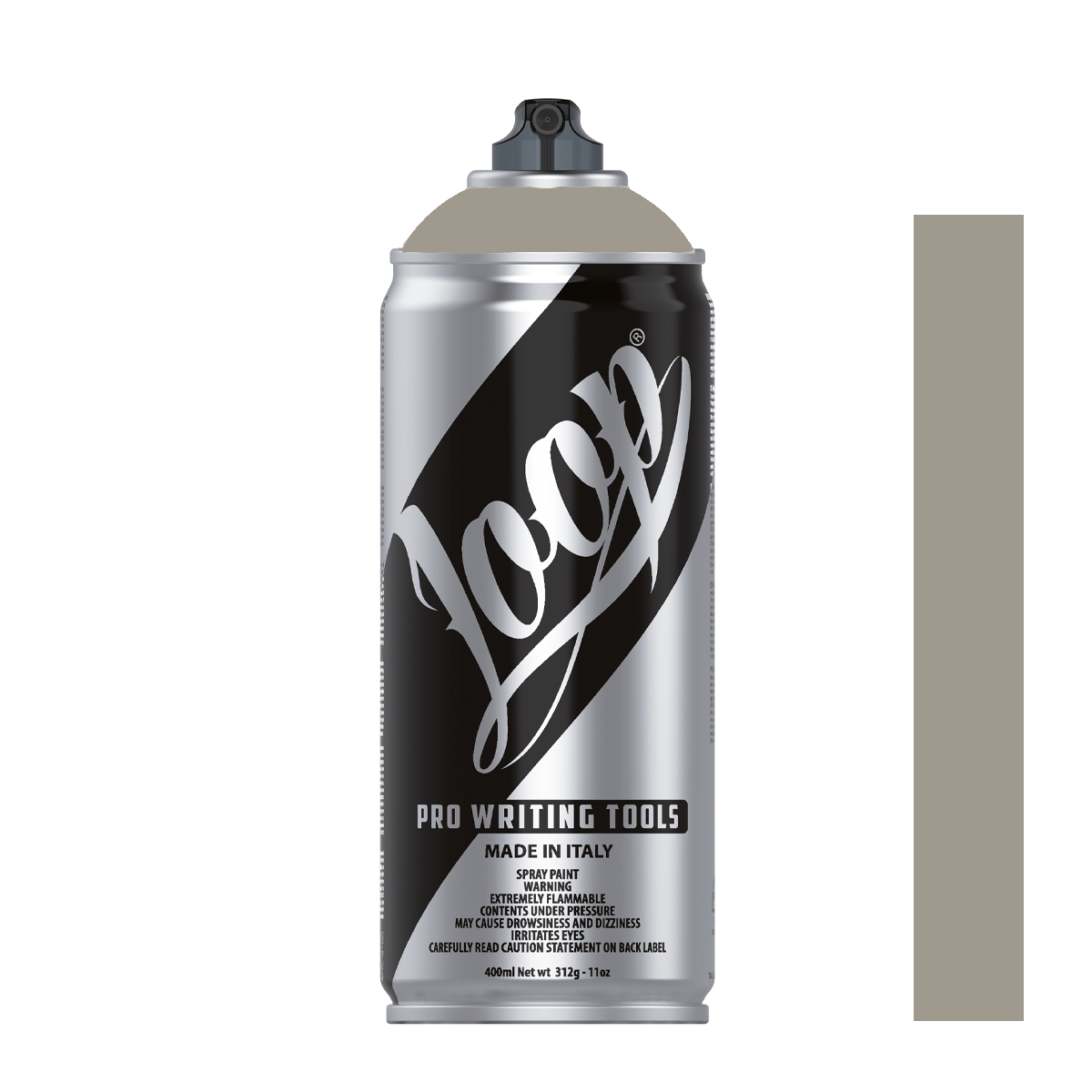 Bombe de peinture graffiti Loop Colors 400ml couleur Nancy (bleu clair) an Francisco (gris souris)