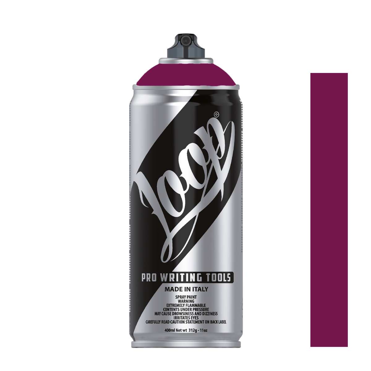 Bombe de peinture graffiti Loop Colors 400ml couleur Thessaloniki (pourpre)