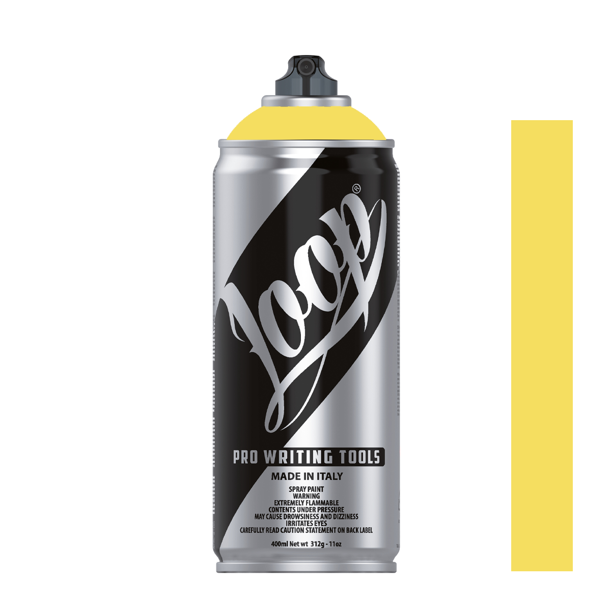 Bombe de peinture graffiti Loop Colors 400ml couleur Valencia (jaune clair)