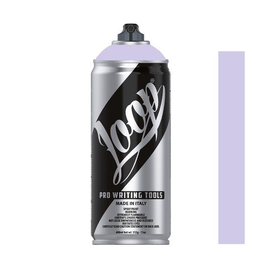 Bombe de peinture graffiti Loop Colors 400ml couleur Vilnius (violet très clair)