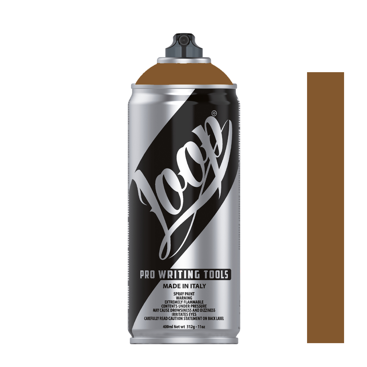Bombe de peinture graffiti Loop Colors 400ml couleur Wels (marron)