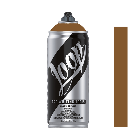 Bombe de peinture graffiti Loop Colors 400ml couleur Wels (marron)