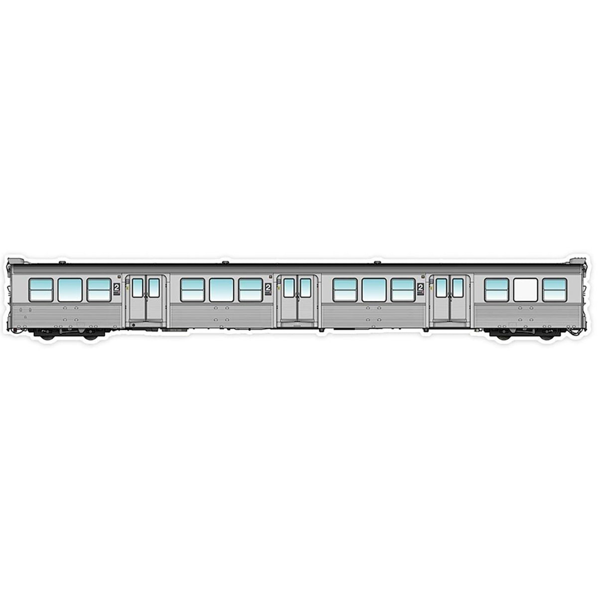 Magnet Train Paris Petit Gris