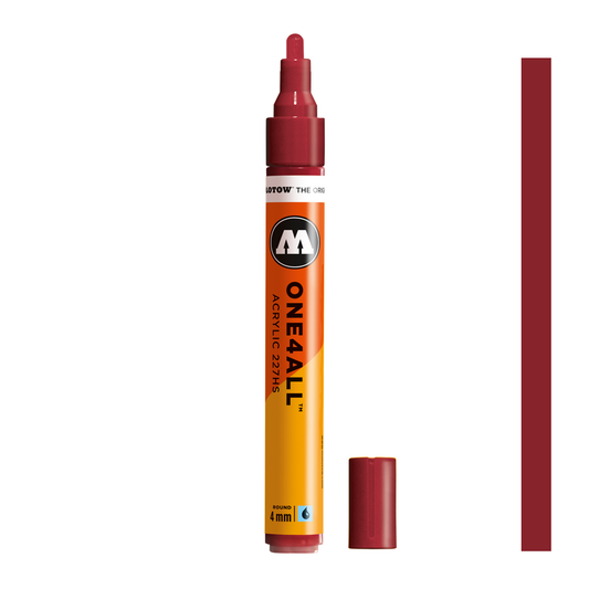 Marqueur ONE4ALL 227HS 4mm -  Burgundy Red