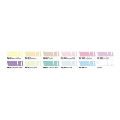 MTN 94 Marqueurs Graphiques Pastel Colors x12
