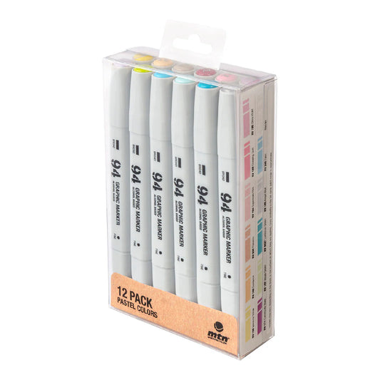 MTN 94 Marqueurs Graphiques Pastel Colors x12