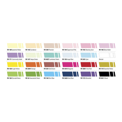 MTN 94 Marqueurs Graphiques Pastel + Basic Colors x24