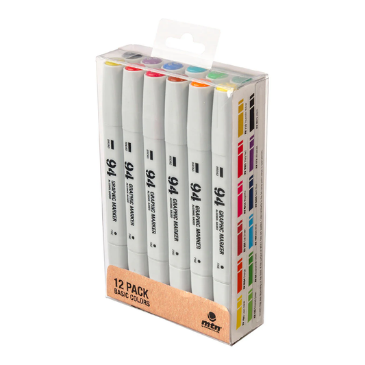 MTN 94 Marqueurs Graphiques Basic Colors x12