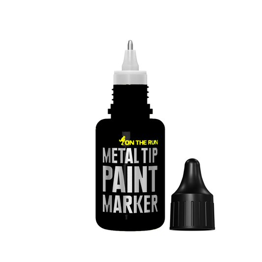 OTR.8001 Metal Tip Paint Marker - Noir